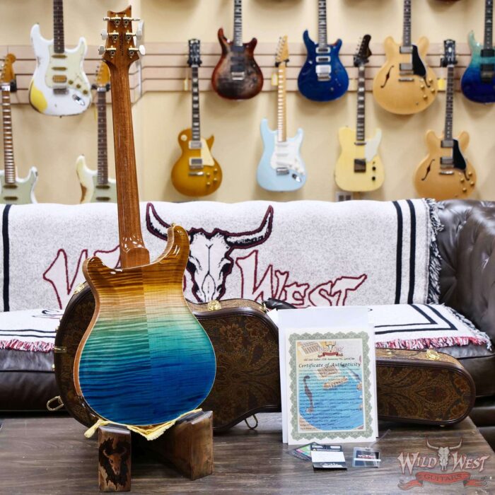 PRS Wild West Guitars 25th Anniversary Limited Run Wood Library Artist Package Hollowbody II Piezo Beach Fade (Private Stock Color) 5.55 LBS (US Only / No International Shipping) - Image 9