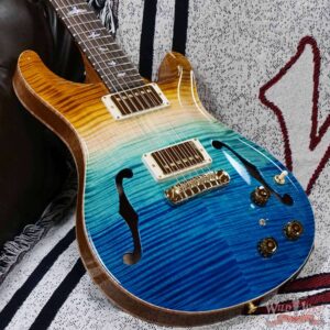 PRS Wild West Guitars 25th Anniversary Limited Run Wood Library Artist Package Hollowbody II Piezo Beach Fade (Private Stock Color) 5.55 LBS (US Only / No International Shipping) - Image 8