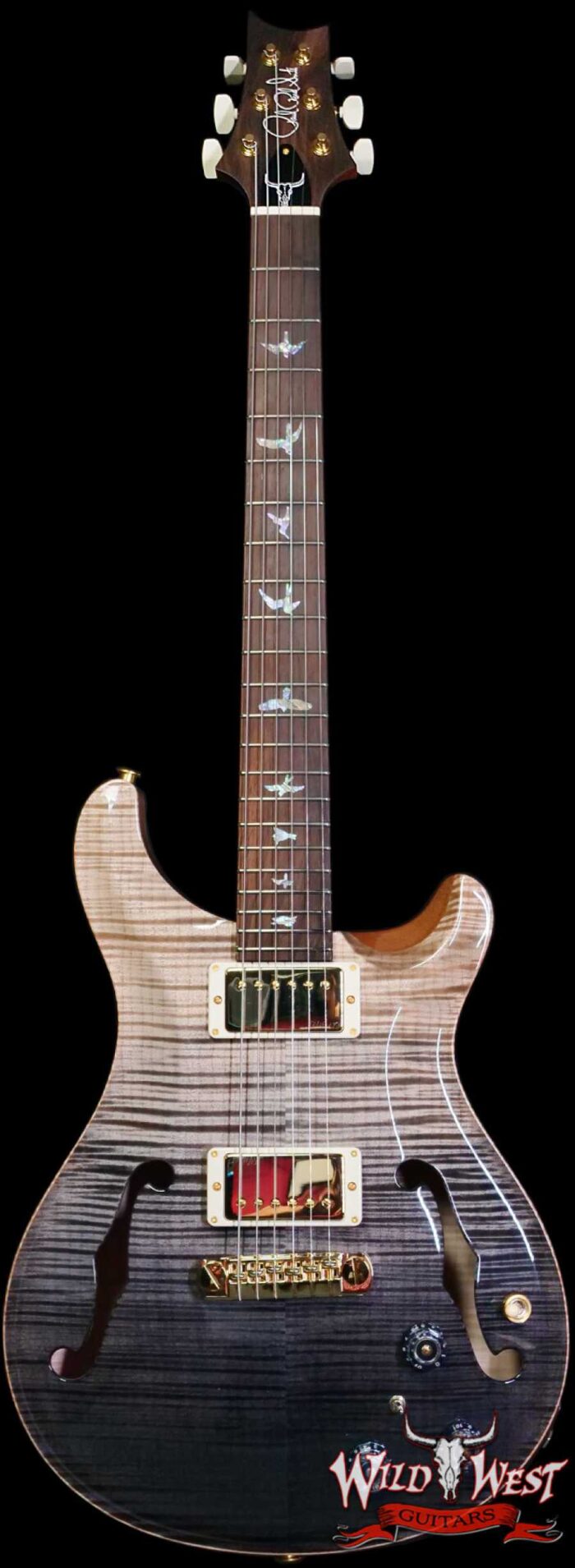PRS Wild West Guitars 25th Anniversary Limited Run Wood Library Artist Package Hollowbody II Piezo Frostbite Fade (Private Stock Color) 5.60 LBS (US Only / No International Shipping) - Image 1