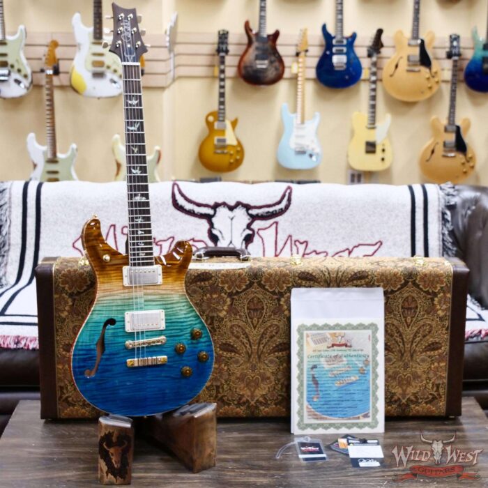 PRS Wild West Guitars 25th Anniversary Limited Run Wood Library Artist Package McCarty 594 Semi-Hollow Beach Fade (Private Stock Color) 7.20 LBS (US Only / No International Shipping) - Image 6