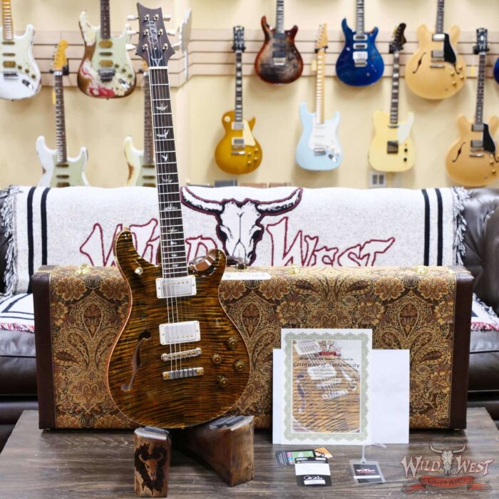 PRS Wild West Guitars 25th Anniversary Limited Run Wood Library Artist Package McCarty 594 Semi-Hollow Tiger Eye (Private Stock Color) 6.85 BBS (US Only / No International Shipping) - Image 6
