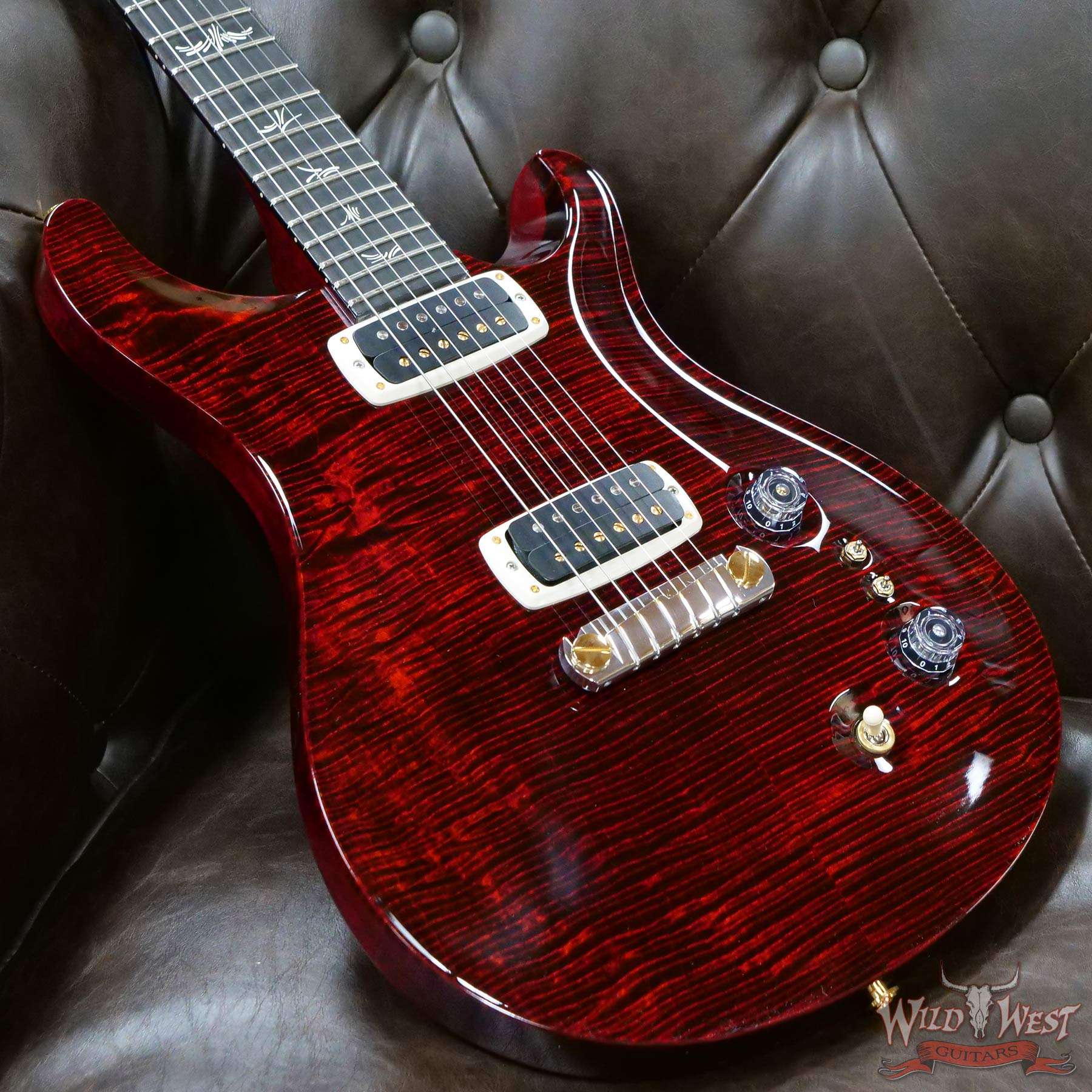 prs-312848-d3__wwg.jpg Paul Reed Smith Artist Package Paul’s Guitar Flame Maple Top Ebony Fingerboard Fire Red - Image 8