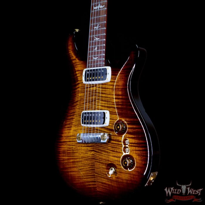 Paul Reed Smith Core 10 Top Paul’s Guitar Flame Maple Top Honduran Rosewood Fingerboard Black Gold Burst - Image 2