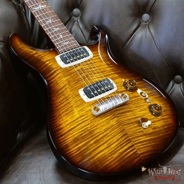 Paul Reed Smith Core 10 Top Paul’s Guitar Flame Maple Top Honduran Rosewood Fingerboard Black Gold Burst - Image 7