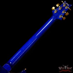 Paul Reed Smith PRS Core 10 Top Special Run Custom 24 Quilt Maple Top Korina Neck East Indian Rosewood Board Violet Blue Burst - Image 5