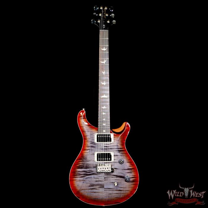 Paul Reed Smith PRS Wild West Guitars Special Run CE 24 Painted Black Neck 57/08 Covered Pickups Faded Grey Black Cherry Burst 7.60 LBS - Image 2