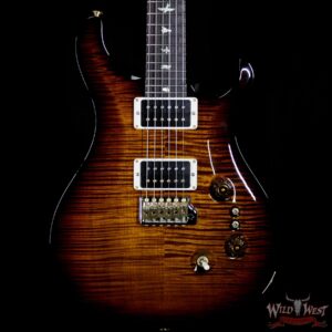 PRS Core 10 Top 35th Anniversary Custom 24 Cu24-08 Black Gold Burst Flame Maple Top Rosewood Fingerboard - Image 2