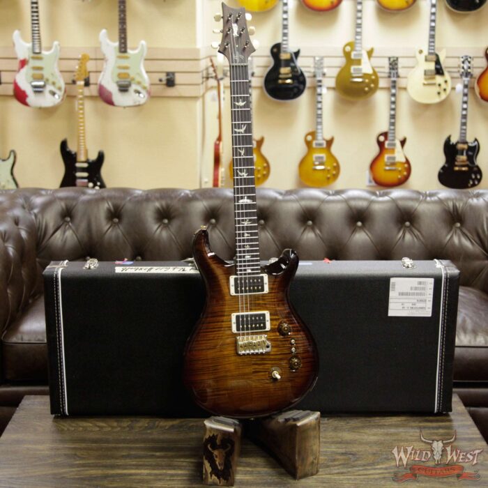 PRS Core 10 Top 35th Anniversary Custom 24 Cu24-08 Black Gold Burst Flame Maple Top Rosewood Fingerboard - Image 6