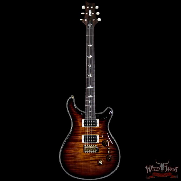 PRS Core 10 Top 35th Anniversary Custom 24 Cu24-08 Black Gold Burst Flame Maple Top Rosewood Fingerboard - Image 4