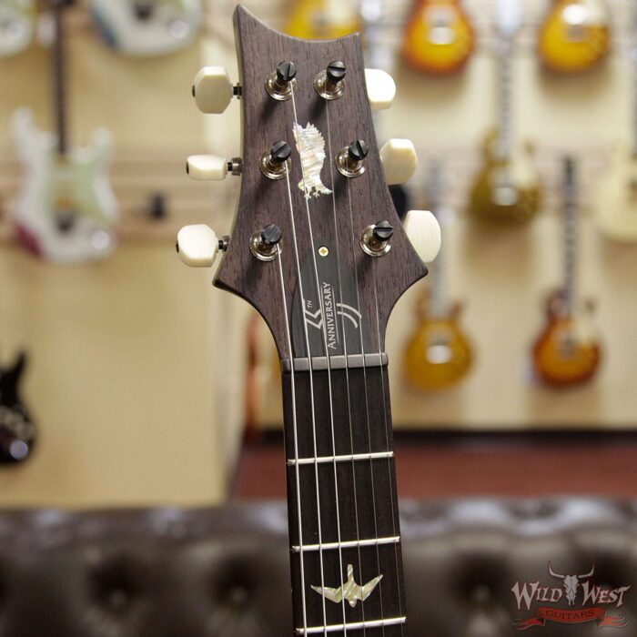 PRS Core 10 Top 35th Anniversary Custom 24 Cu24-08 Black Gold Burst Flame Maple Top Rosewood Fingerboard - Image 7
