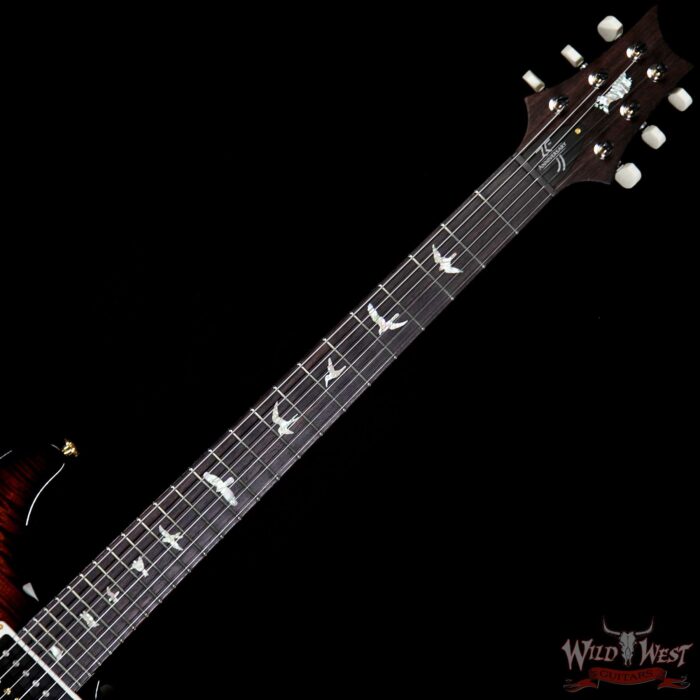 PRS Core 10 Top 35th Anniversary Custom 24 Cu24-08 Black Gold Burst Flame Maple Top Rosewood Fingerboard - Image 5