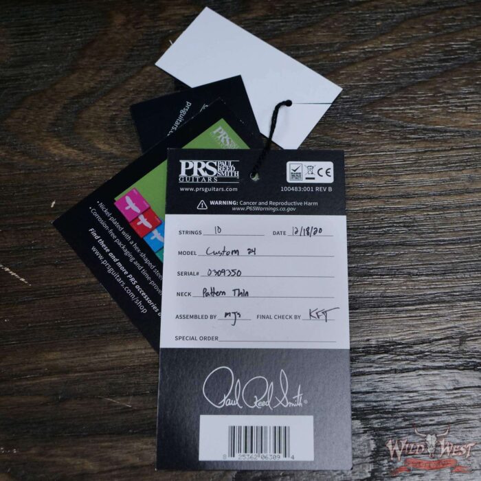 Paul Reed Smith PRS Core 35th Anniversary Custom 24 Orange Tiger - Image 9