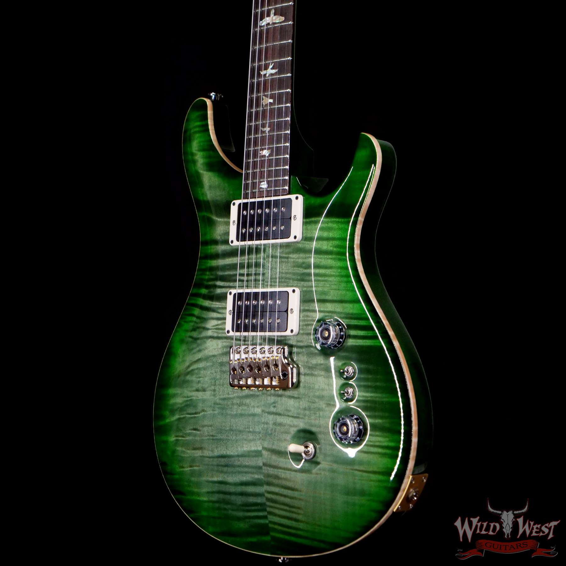 prs-35thcu24-trampasgreenburst-306520-br__wwg.jpg Paul Reed Smith PRS Core 35th Anniversary Custom 24 Trampas Green Burst - Image 2