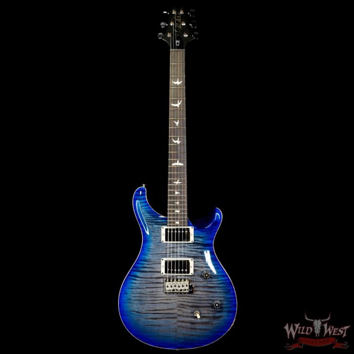 Paul Reed Smith PRS Wild West Guitars Special Run CE 24 Painted Black Neck 57/08 Covered Pickups Faded Grey Black Blue Burst 7.45 LBS - Image 3