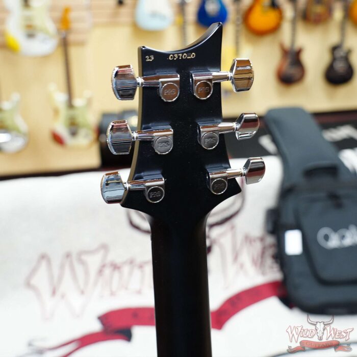 Paul Reed Smith PRS Wild West Guitars Special Run CE 24 Painted Black Neck 57/08 Covered Pickups Faded Grey Black Blue Burst 7.45 LBS - Image 8