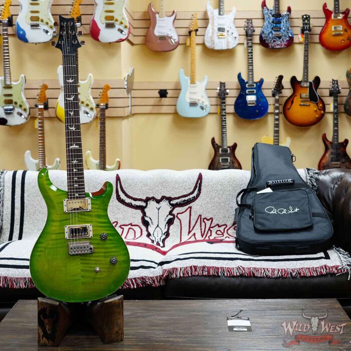 Paul Reed Smith PRS Wild West Guitars Special Run CE 24 Painted Black Neck 57/08 Covered Pickups Eriza Verde 7.95 LBS - Image 5