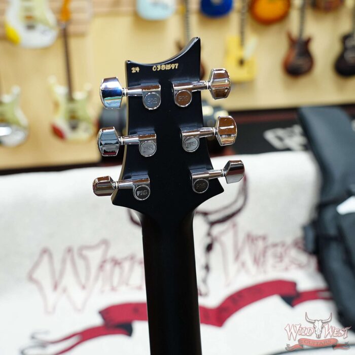Paul Reed Smith PRS Wild West Guitars Special Run CE 24 Painted Black Neck 57/08 Covered Pickups Eriza Verde 7.95 LBS - Image 8