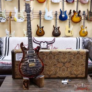 Paul Reed Smith PRS Wood Library 10 Top Quilt Modern Eagle V ME5 Flame Maple Neck Brazilian Rosewood Board Charcoal Cherry Burst 8.30 LBS (US Only / No International Shipping) - Image 6