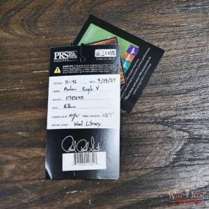 Paul Reed Smith PRS Wood Library 10 Top Modern Eagle V ME5 Quilt Maple Top Brazilian Rosewood Fingerboard Trampas Green 8.30 LBS (US Only / No International Shipping) - Image 13