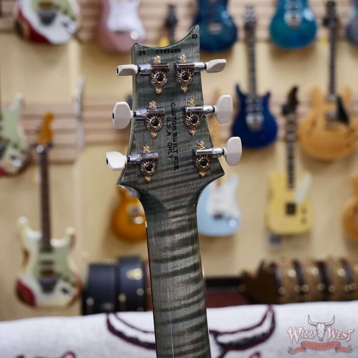 Paul Reed Smith PRS Wood Library 10 Top Modern Eagle V ME5 Quilt Maple Top Brazilian Rosewood Fingerboard Trampas Green 8.30 LBS (US Only / No International Shipping) - Image 10