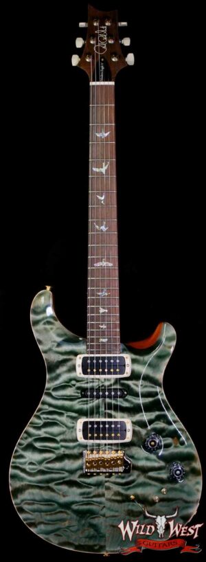 Paul Reed Smith PRS Wood Library 10 Top Modern Eagle V ME5 Quilt Maple Top Brazilian Rosewood Fingerboard Trampas Green 8.30 LBS (US Only / No International Shipping)