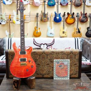 PRS Wild West Guitars 25th Anniversary Limited Run Wood Library Artist Package Custom 24 Piezo Salmon (Private Stock Color) 8.00 LBS (US Only / No International Shipping) - Image 6