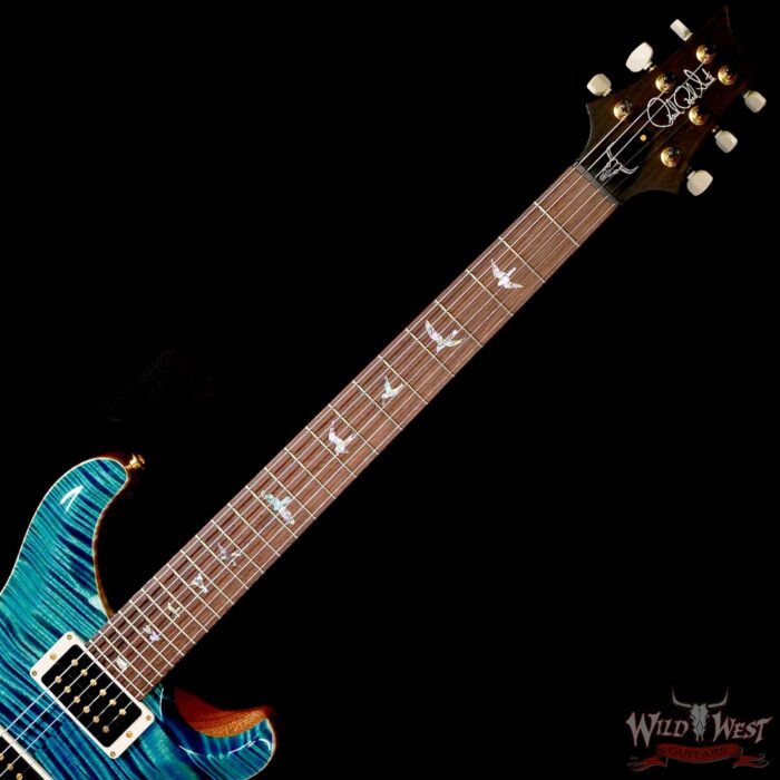 PRS Wild West Guitars 25th Anniversary Limited Run Wood Library Artist Package Custom 24 Piezo Laguna (Private Stock Color) 8.35 LBS (US Only / No International Shipping) - Image 4