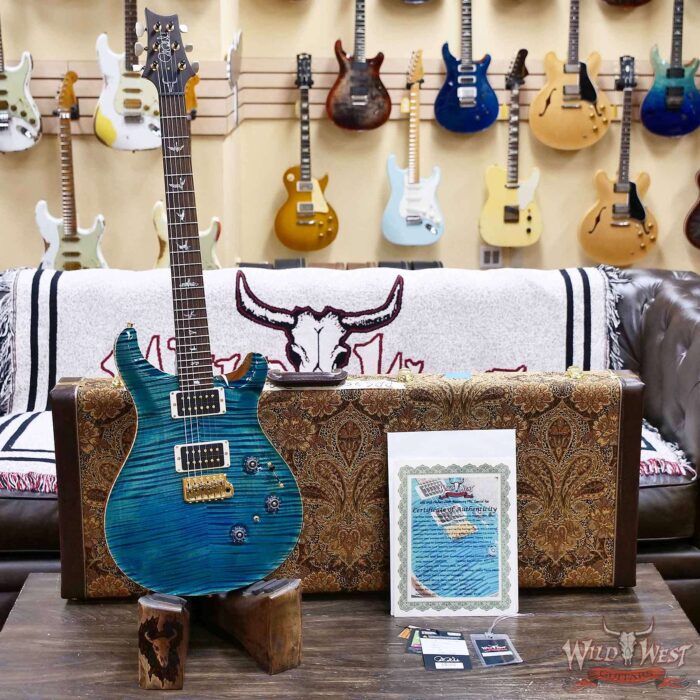 PRS Wild West Guitars 25th Anniversary Limited Run Wood Library Artist Package Custom 24 Piezo Laguna (Private Stock Color) 8.35 LBS (US Only / No International Shipping) - Image 6