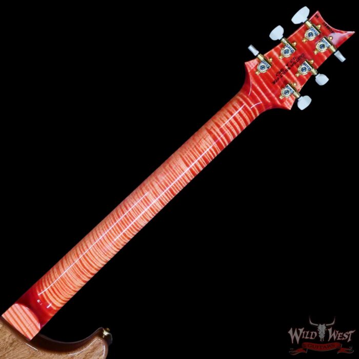 PRS Wild West Guitars 25th Anniversary Limited Run Wood Library Artist Package Custom 24 Piezo Salmon (Private Stock Color) 8.25 LBS (US Only / No International Shipping) - Image 5