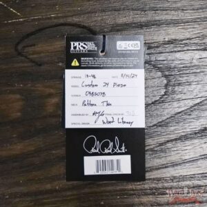 PRS Wild West Guitars 25th Anniversary Limited Run Wood Library Artist Package Custom 24 Piezo Salmon (Private Stock Color) 8.25 LBS (US Only / No International Shipping) - Image 12