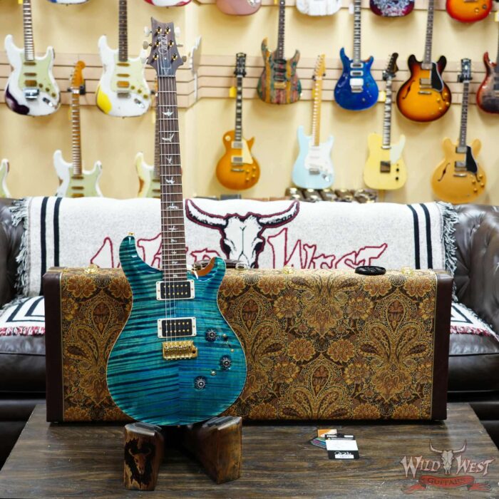 PRS Wild West Guitars 25th Anniversary Limited Run Wood Library Artist Package Custom 24 Piezo Laguna (Private Stock Color) 8.25 LBS (US Only / No International Shipping) - Image 6