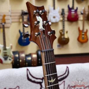 Paul Reed Smith PRS Private Stock #11318 Custom 24 Spalted Maple Top Natural with Dark Cherry Glow 7.65 LBS - Image 7
