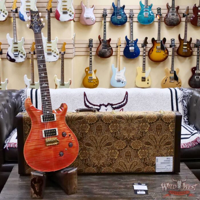PRS Wild West Guitars 25th Anniversary Limited Run Wood Library Artist Package Custom 24 Piezo Salmon (Private Stock Color) 8.20 LBS (US Only / No International Shipping) - Image 6