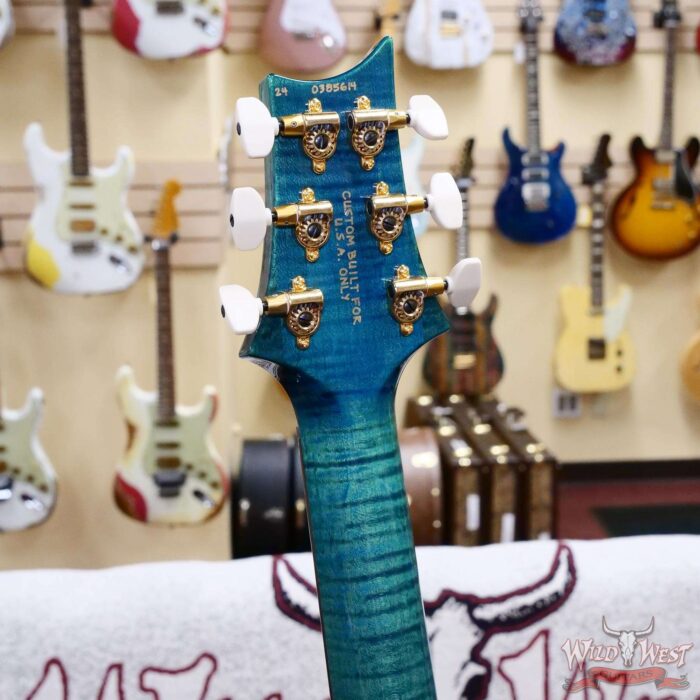 PRS Wild West Guitars 25th Anniversary Limited Run Wood Library Artist Package Custom 24 Piezo Laguna (Private Stock Color) 7.85 LBS (US Only / No International Shipping) - Image 10