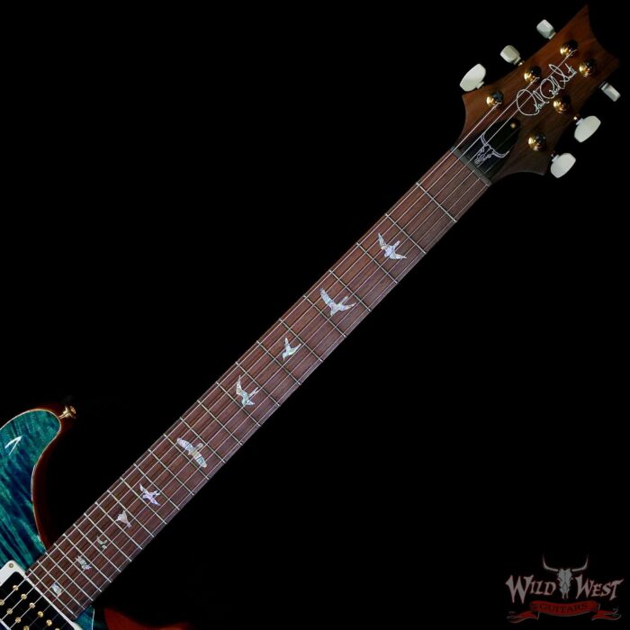 PRS Wild West Guitars 25th Anniversary Limited Run Wood Library Artist Package Custom 24 Piezo Laguna (Private Stock Color) 8.35 LBS (US Only / No International Shipping) - Image 4