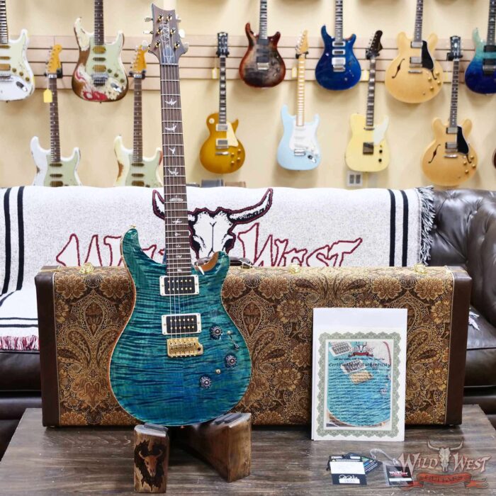 PRS Wild West Guitars 25th Anniversary Limited Run Wood Library Artist Package Custom 24 Piezo Laguna (Private Stock Color) 8.35 LBS (US Only / No International Shipping) - Image 6