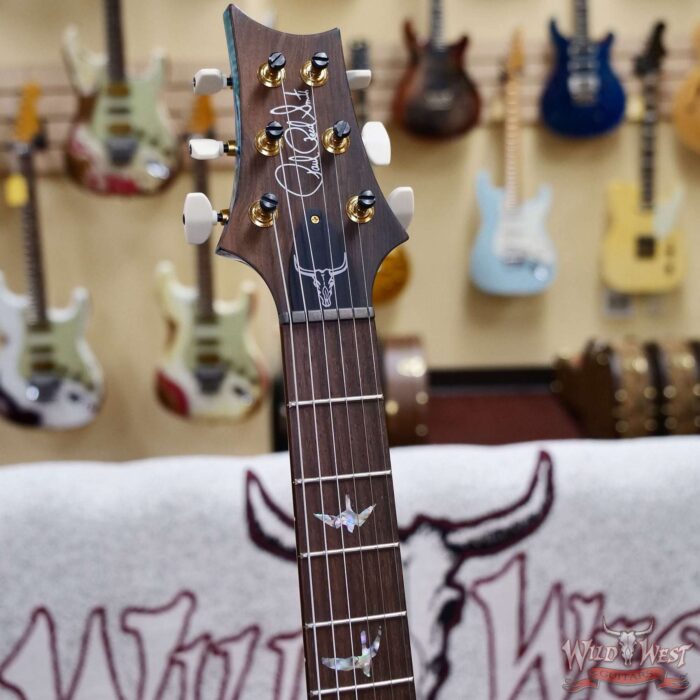 PRS Wild West Guitars 25th Anniversary Limited Run Wood Library Artist Package Custom 24 Piezo Laguna (Private Stock Color) 8.35 LBS (US Only / No International Shipping) - Image 7