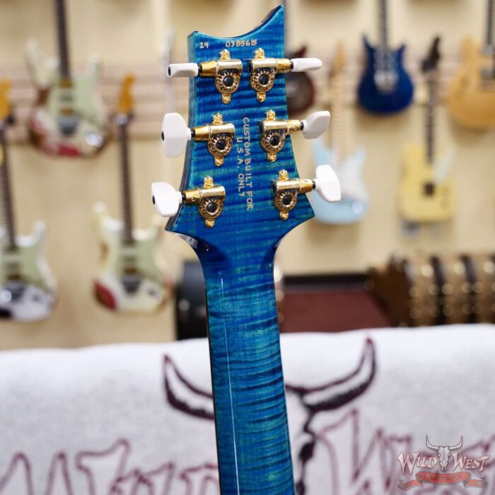 PRS Wild West Guitars 25th Anniversary Limited Run Wood Library Artist Package Custom 24 Piezo Laguna (Private Stock Color) 8.35 LBS (US Only / No International Shipping) - Image 10