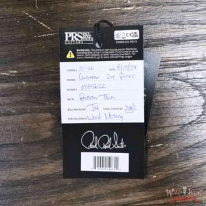 PRS Wild West Guitars 25th Anniversary Limited Run Wood Library Artist Package Custom 24 Piezo Laguna (Private Stock Color) 8.10 LBS (US Only / No International Shipping) - Image 12