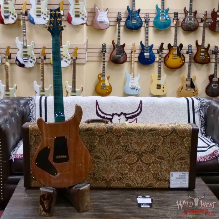 PRS Wild West Guitars 25th Anniversary Limited Run Wood Library Artist Package Custom 24 Piezo Laguna (Private Stock Color) 8.10 LBS (US Only / No International Shipping) - Image 9