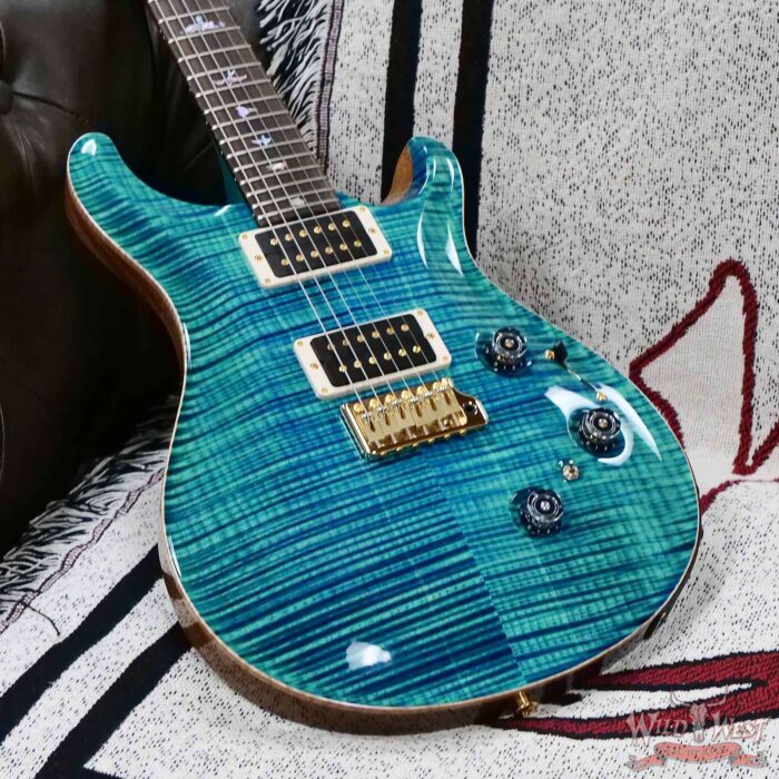 PRS Wild West Guitars 25th Anniversary Limited Run Wood Library Artist Package Custom 24 Piezo Laguna (Private Stock Color) 8.10 LBS (US Only / No International Shipping) - Image 8