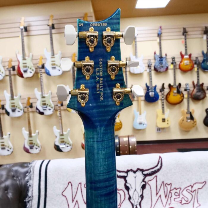 PRS Wild West Guitars 25th Anniversary Limited Run Wood Library Artist Package Custom 24 Piezo Laguna (Private Stock Color) 8.60 LBS (US Only / No International Shipping) - Image 9
