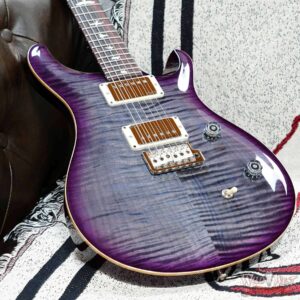 Paul Reed Smith PRS Wild West Guitars Special Run CE 24 Painted Black Neck 57/08 Covered Pickups Faded Grey Black Purple Burst 8.20 LBS - Image 7