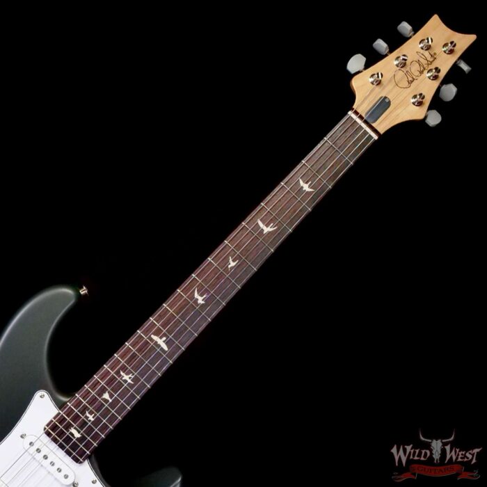 Paul Reed Smith PRS John Mayer Signature Model Silver Sky Rosewood Fingerboard Faded Black Tee Satin (2024 NEW COLOR) 7.30 LBS - Image 4
