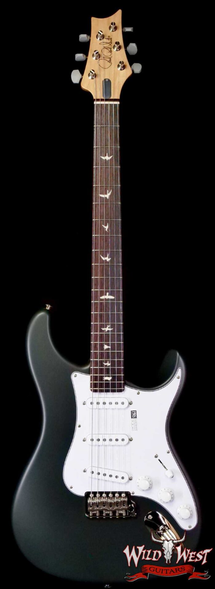 Paul Reed Smith PRS John Mayer Signature Model Silver Sky Rosewood Fingerboard Faded Black Tee Satin (2024 NEW COLOR) 7.30 LBS - Image 1