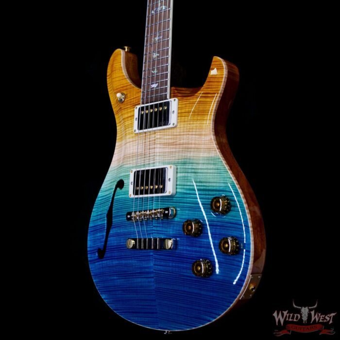 PRS Wild West Guitars 25th Anniversary Limited Run Wood Library Artist Package McCarty 594 Semi-Hollow Beach Fade (Private Stock Color) 6.85 LBS (US Only / No International Shipping) - Image 2