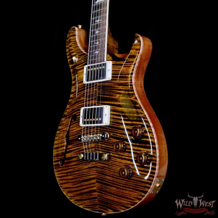 PRS Wild West Guitars 25th Anniversary Limited Run Wood Library Artist Package McCarty 594 Semi-Hollow Tiger Eye (Private Stock Color) 7.65 LBS (US Only / No International Shipping) - Image 2