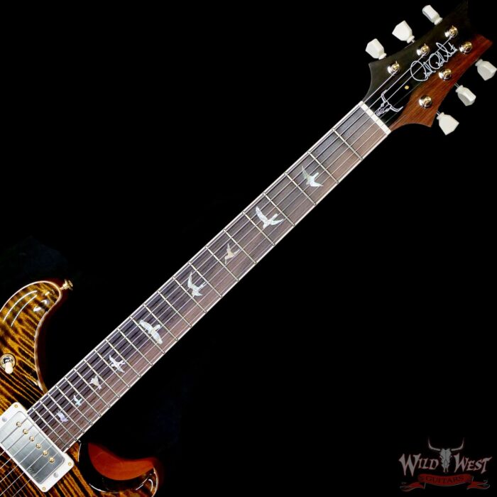 PRS Wild West Guitars 25th Anniversary Limited Run Wood Library Artist Package McCarty 594 Semi-Hollow Tiger Eye (Private Stock Color) 7.65 LBS (US Only / No International Shipping) - Image 4