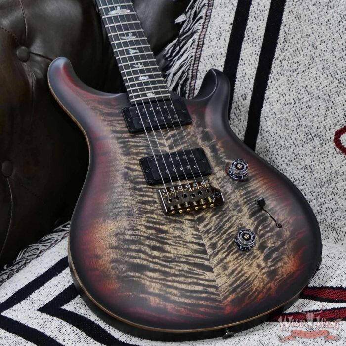 Paul Reed Smith PRS 40th Anniversary Custom 24 Satin Limited Edition Charcoal Tri-Color Burst 7.55 lbs - Image 7