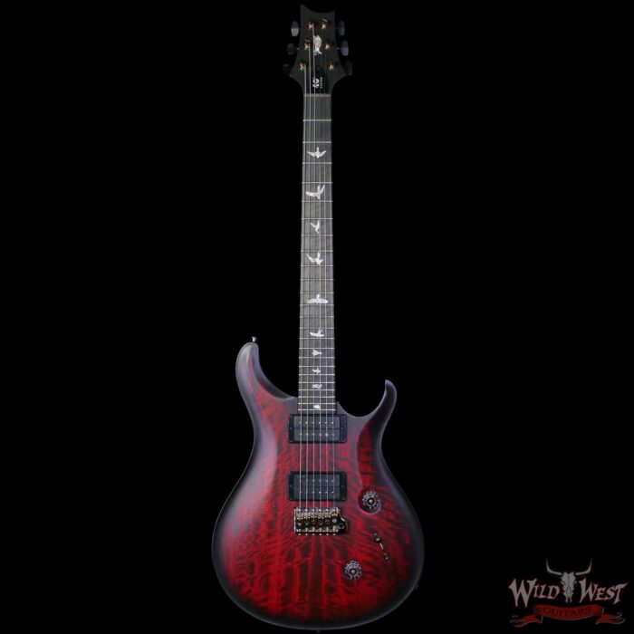 Paul Reed Smith PRS 40th Anniversary Custom 24 Satin Limited Edition Fire Smokeburst (Stained Binding) 7.70 lbs - Image 3